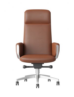 Energice su espacio de trabajo con una silla de cuero inspirada en la almendra